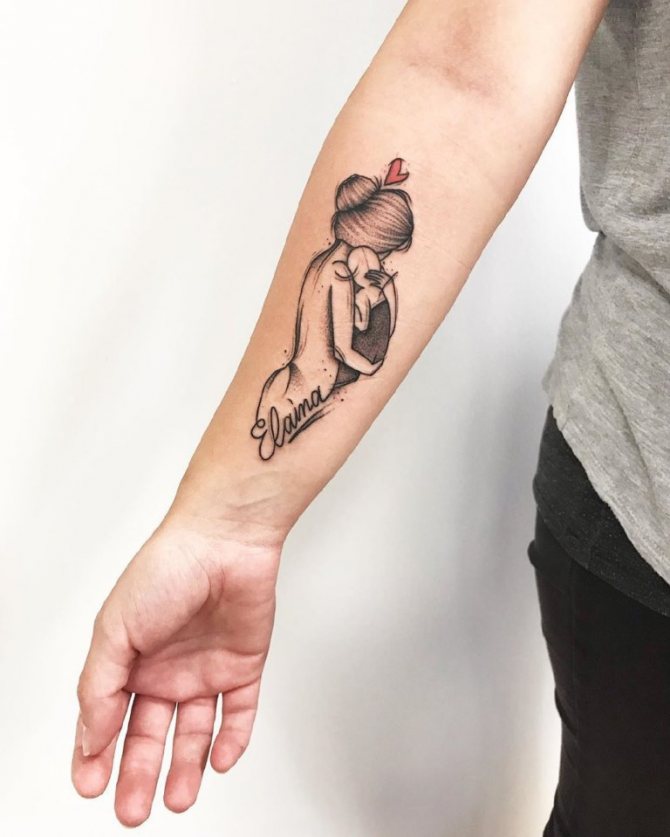 tatouage symbolisant la famille