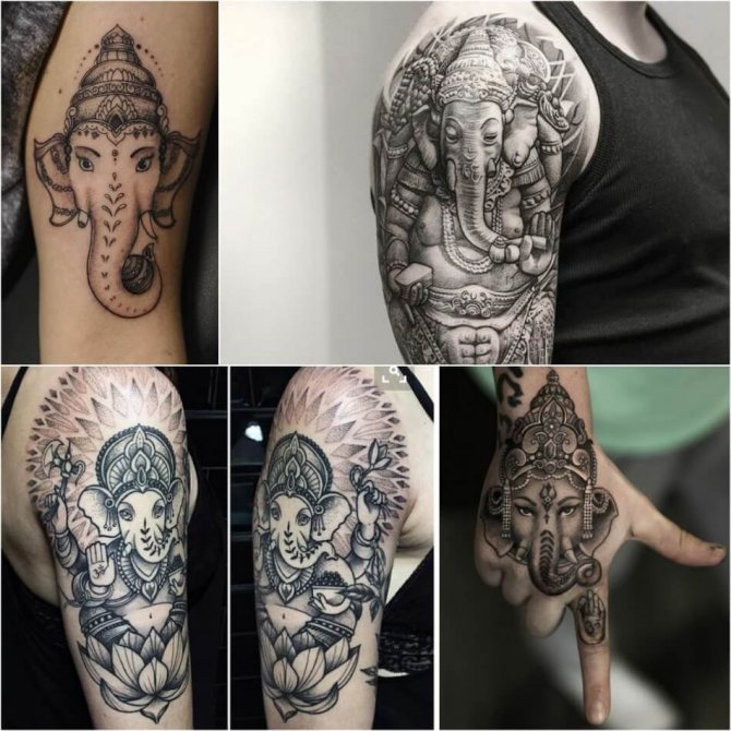 Tattoo Elephant - Tattoo Ganesha - Tattoo Ganesha
