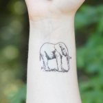Signification du tatouage d'un éléphant sur la zone