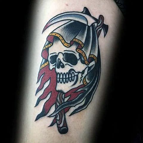 Tatouage de la mort par balle