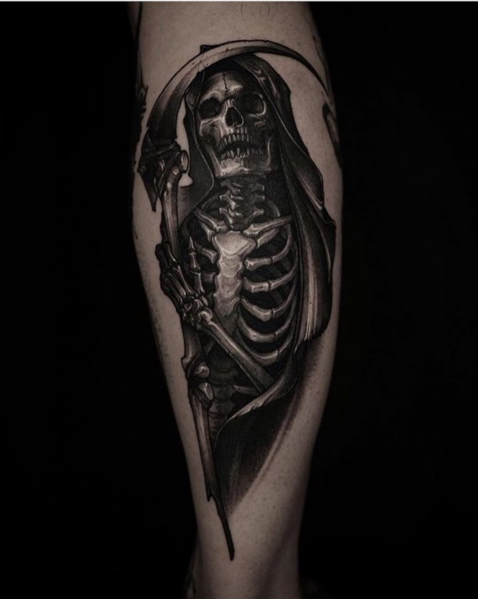 tatouage de la mort