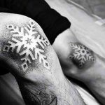 Tatouage flocon de neige