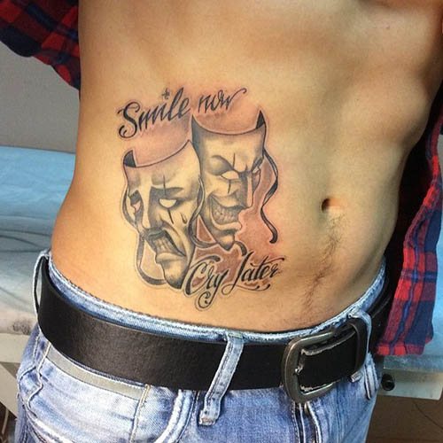Tatouage avec signification pour les hommes. Croquis, photo