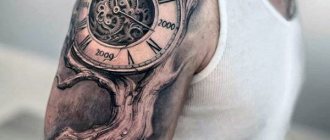 Tatouages significatifs pour les hommes. Croquis, photos