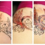 Tatouage d'une chouette