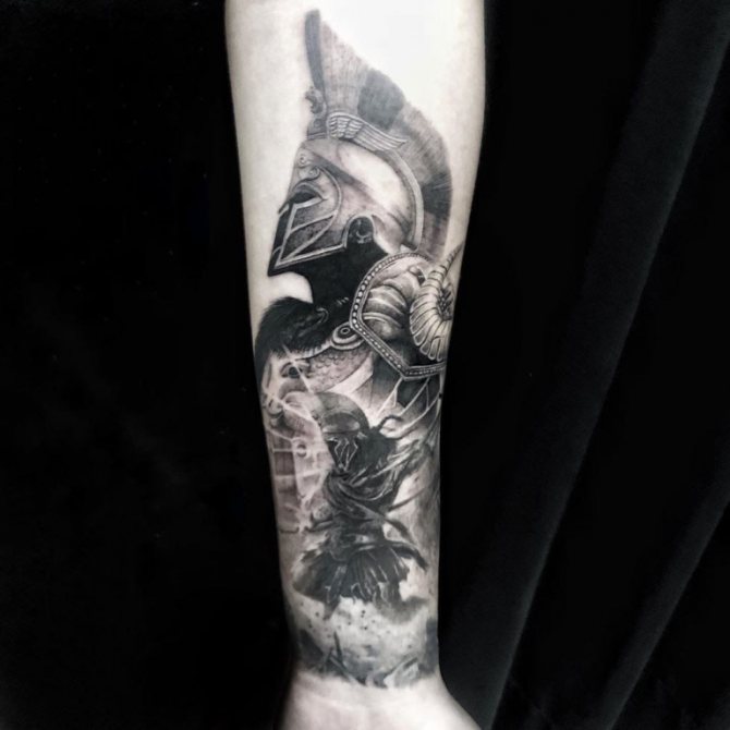 tatouage Sparte