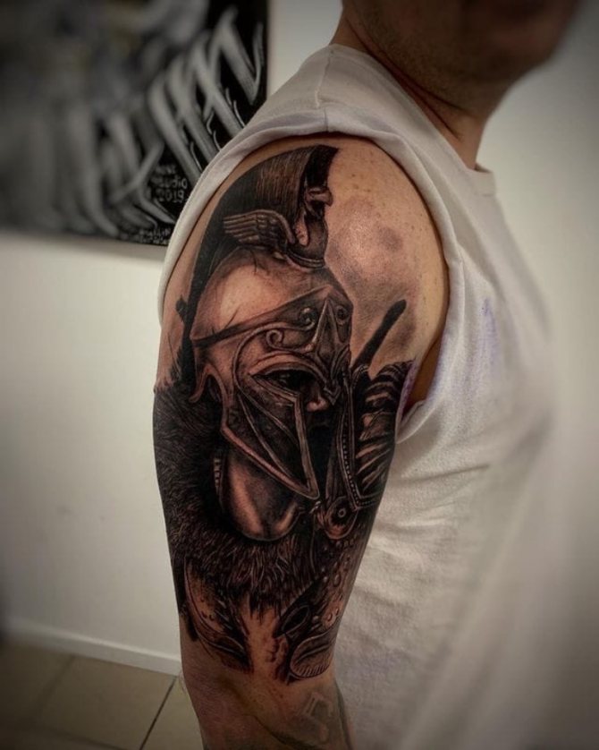 signification du tatouage Spartiate en prison