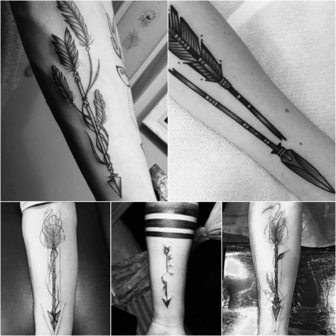 Tatouage de flèche - Tatouage de flèche - Signification du tatouage de flèche - Tatouage de flèche pour hommes