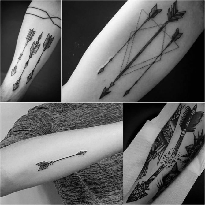 Tatouage de flèche - Tatouage de flèche - Signification du tatouage de flèche - Tatouage de flèche pour hommes