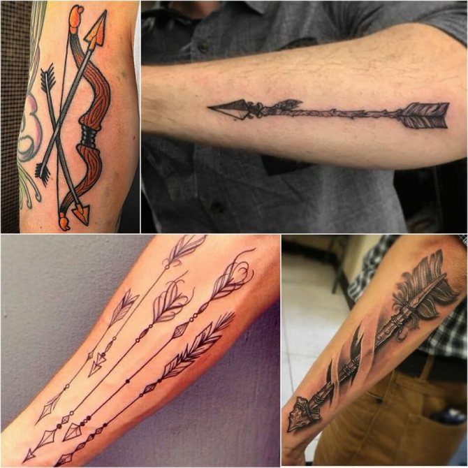 Tatouage de flèche - Tatouage de flèche - Signification du tatouage de flèche - Tatouage de flèche pour hommes