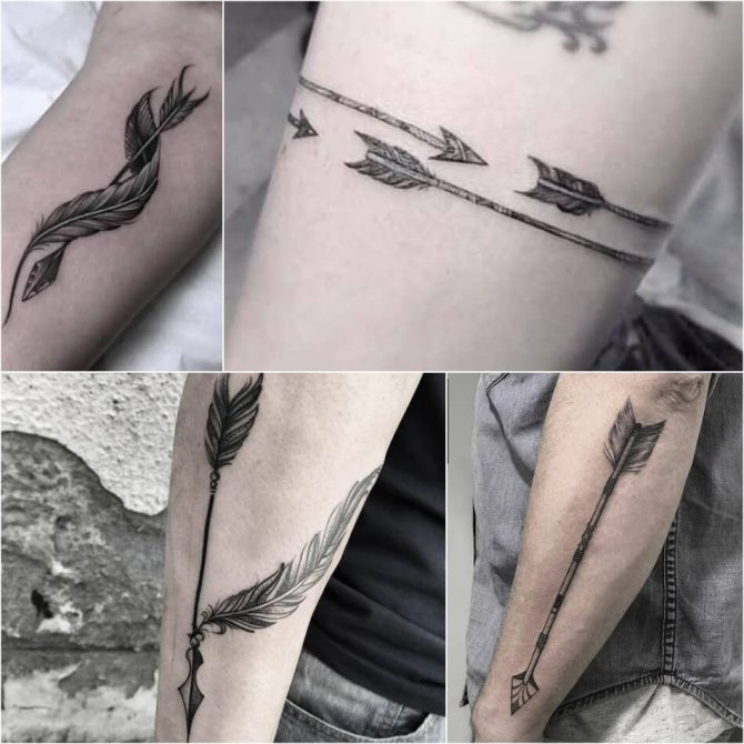 Tatouage de flèche - Tatouage de flèche - Signification du tatouage de flèche - Tatouage de flèche pour hommes