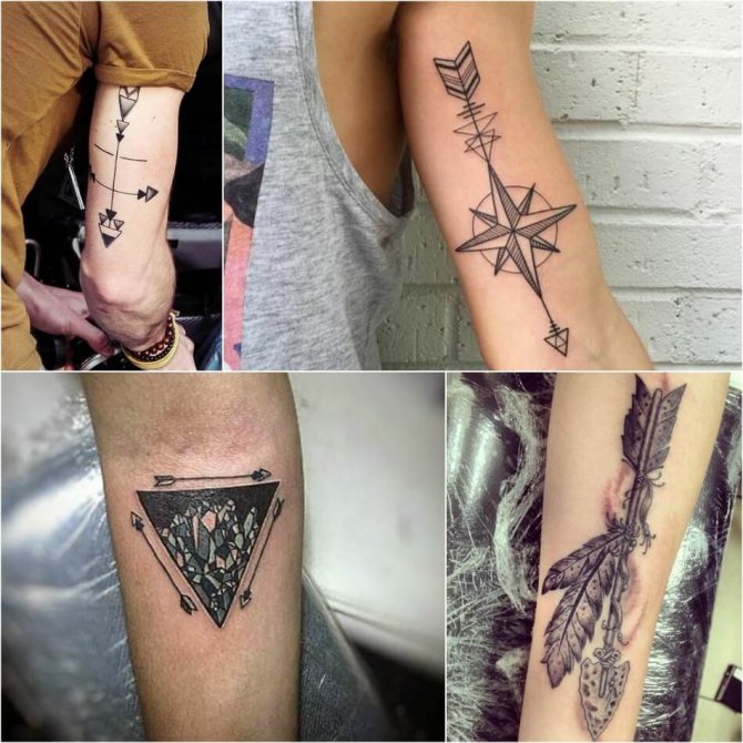 Tatouage de flèche - Tatouage de flèche - Signification du tatouage de flèche - Tatouage de flèche pour les hommes