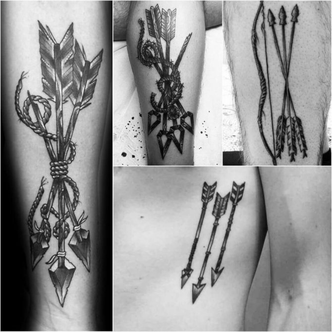 Tatouage de flèche - Tatouage de flèche - Signification du tatouage de flèche - Tatouage de flèche pour les hommes