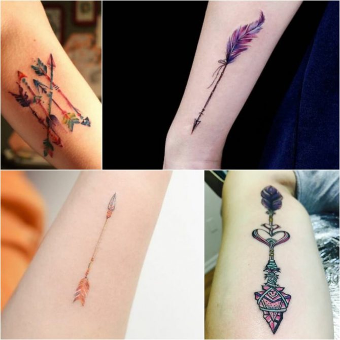 Tatouage de flèche - Tatouage de flèche - Signification du tatouage de flèche - Tatouage de flèche pour les femmes