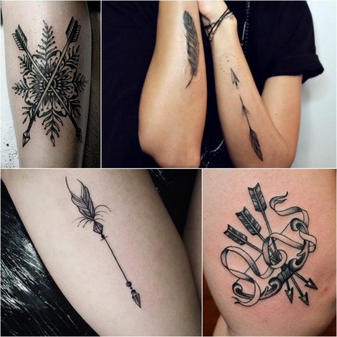 Tattoo Arrow - tatouage de flèche - signification du tatouage de flèche - tatouage de flèche pour les femmes