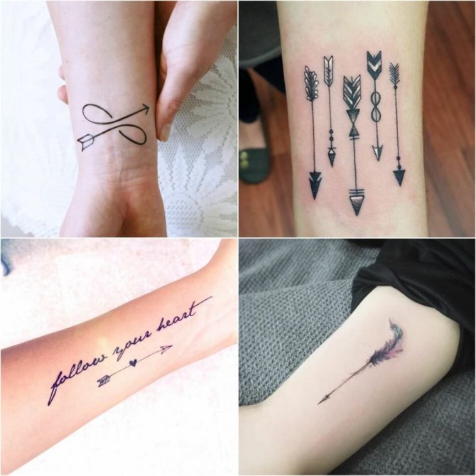 Flèche de tatouage - Flèche de tatouage - Signification de la flèche de tatouage