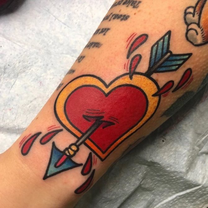 tatouage de flèche