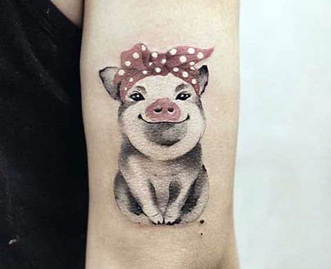 Tatouage de porc
