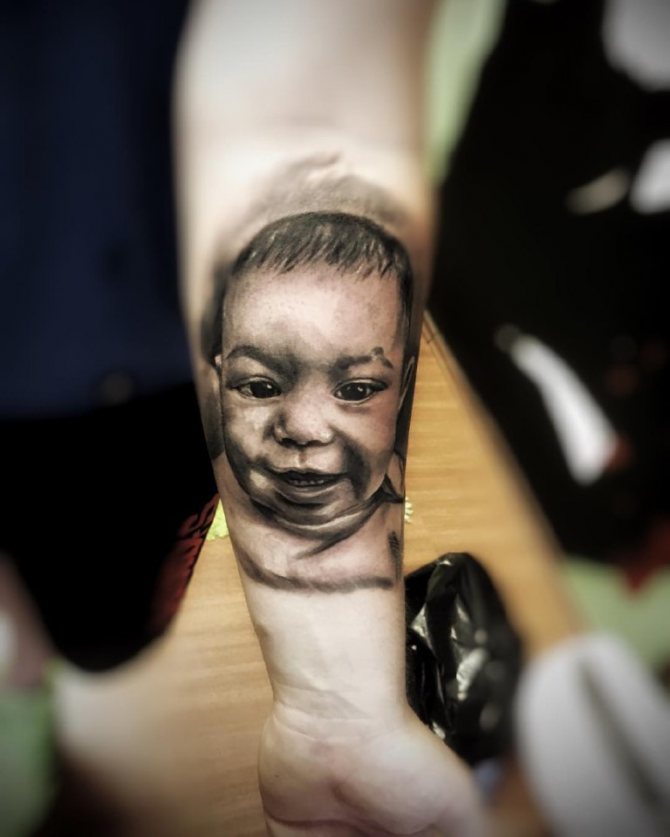 tatouages liés aux bébés