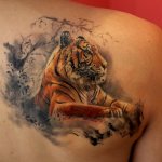 tatouage de tigre