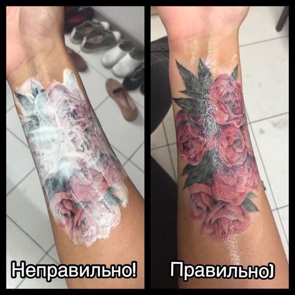 Tatouage dans le style baroque. Esquisses sur le bras, le poignet, la jambe, le dos, la taille. Photo