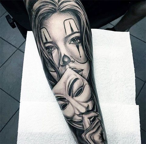 Tatouage de style chicano