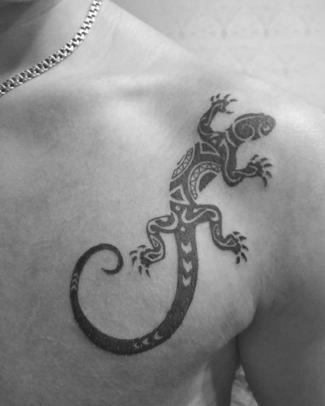 tatouage style polynésien