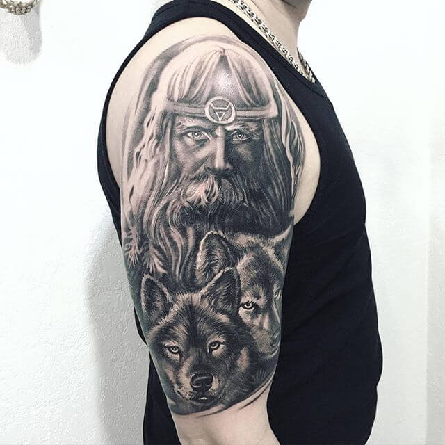 tatouage de velez le loup