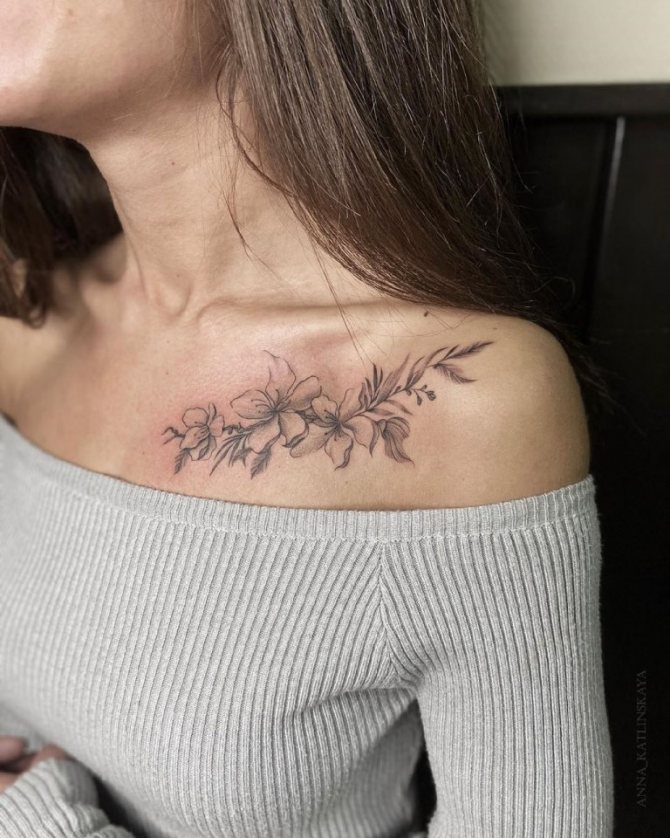 les branches de tatouage