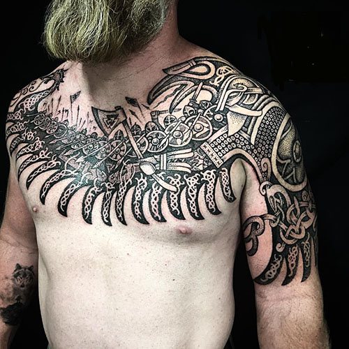 Tatouage des Vikings et des Slaves. Croquis, photo, signification