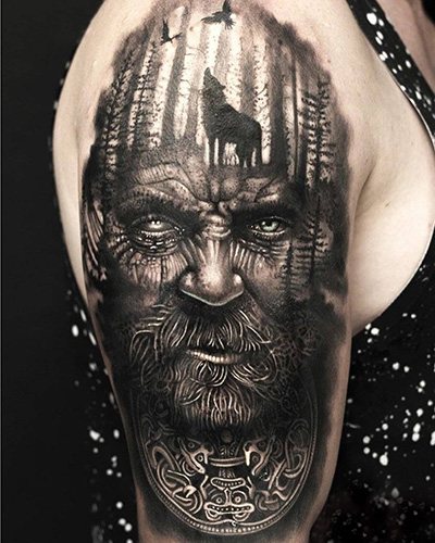 Tatouage des Vikings et des Slaves. Croquis, photo, signification