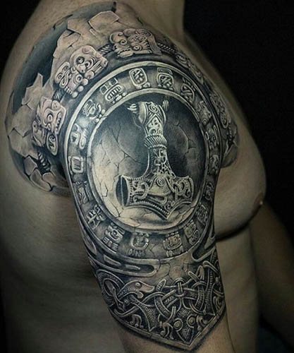 Tatouage des Vikings et des Slaves. Croquis, photo, signification
