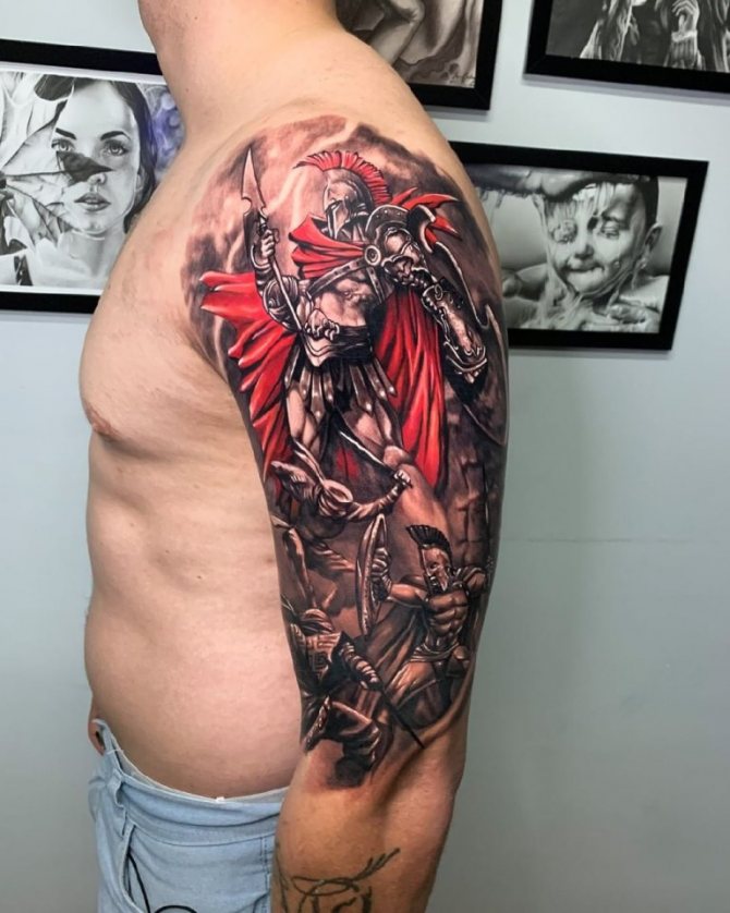 tatouage de guerriers
