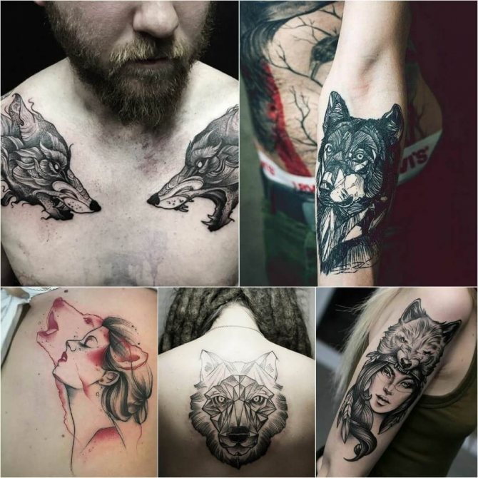 Tattoo wolf - Tattoo wolf - Tattoo wolf signification et dessin