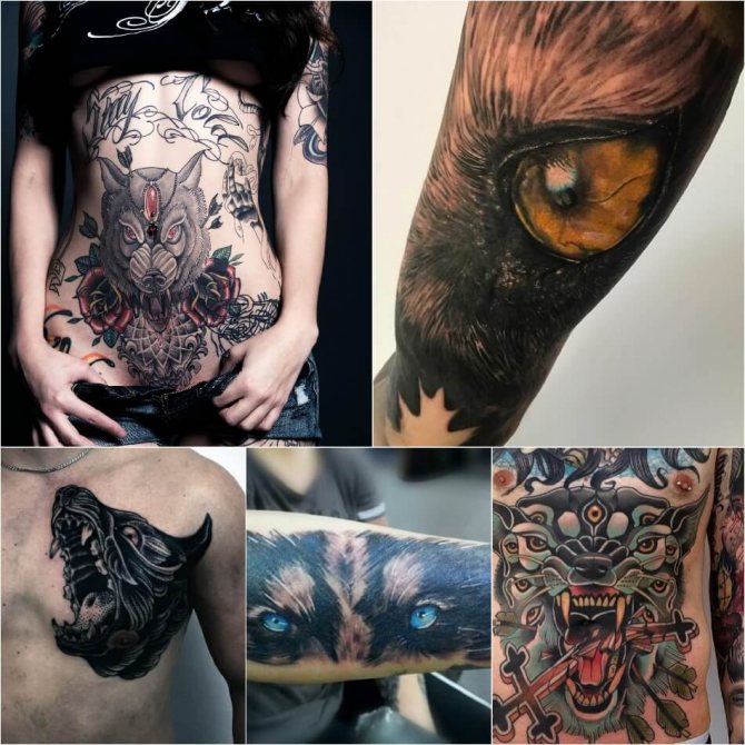Tattoo Wolf - Signature et croquis d'un tatouage avec un loup - Tattoo wolf