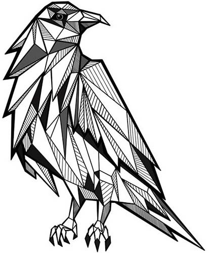 Tatouage d'un corbeau sur votre épaule, bras, poitrine et cou. Signification pour les hommes, les filles