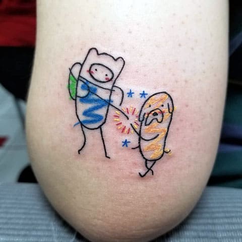 Tatouage Adventure Time