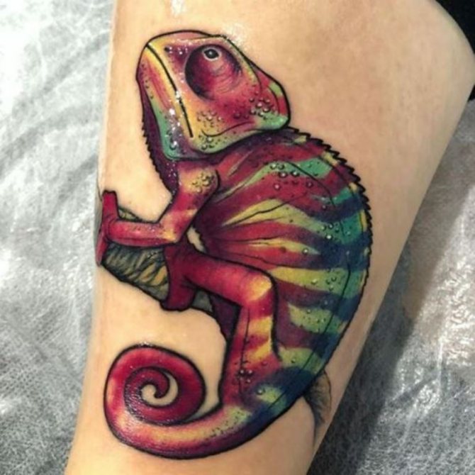 signification du tatouage lézard