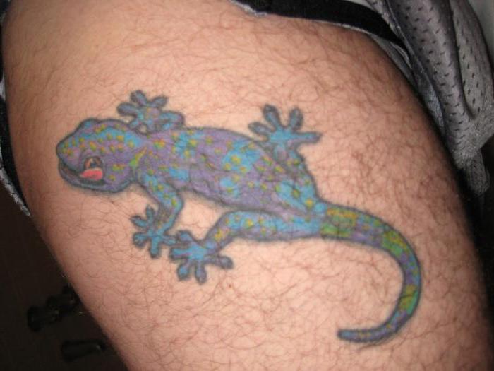 Tatouage du lézard