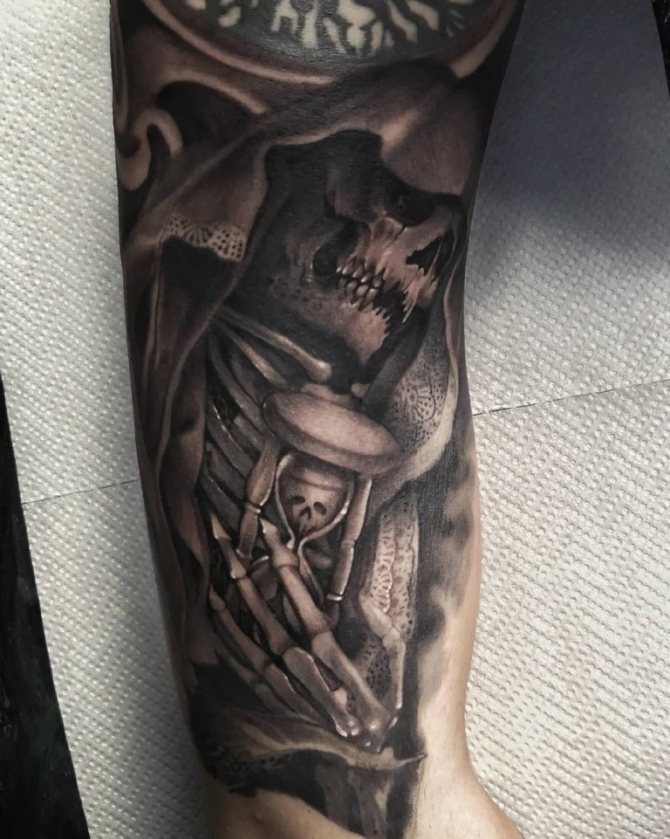 Tatouage de la vie et de la mort