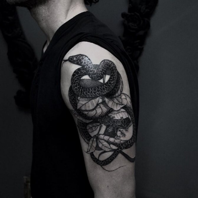 Tattoo serpent - Tattoo Snake - Signification du tatouage serpent