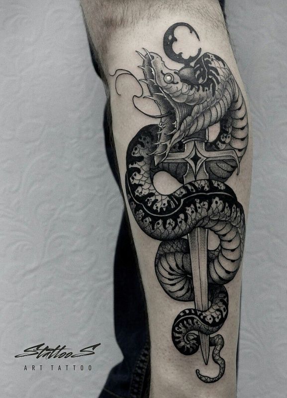 tatouage de serpent - signification des tatouages