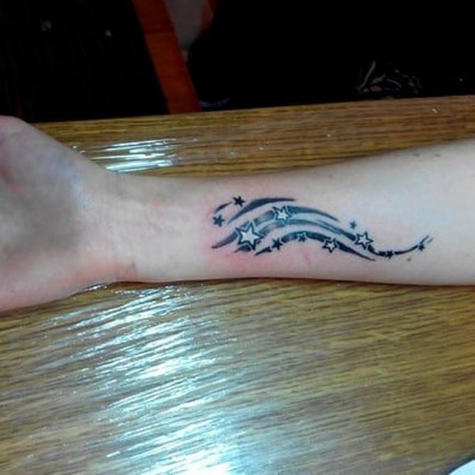 étoiles de tatouage