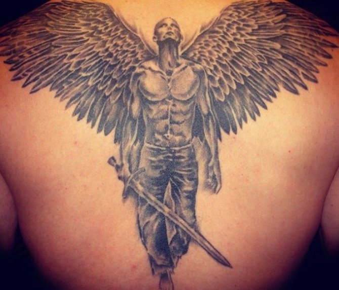 Tattoo ange michael