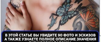 Signification du tatouage papillon