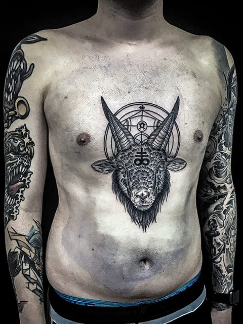 Tatouage de Baphomet