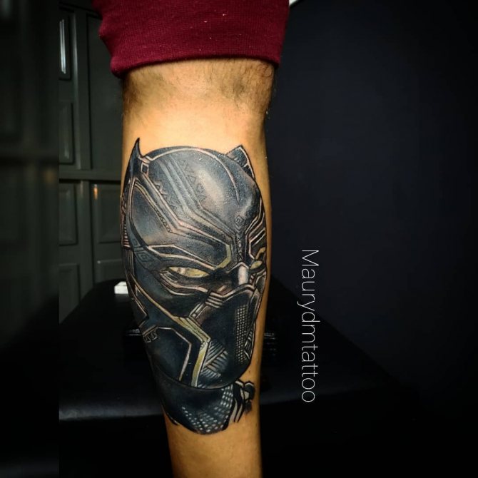 Tatouage de la Panthère Noire sur Caviar
