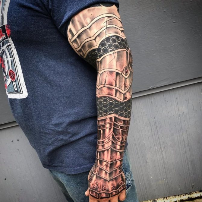 armure de tatouage