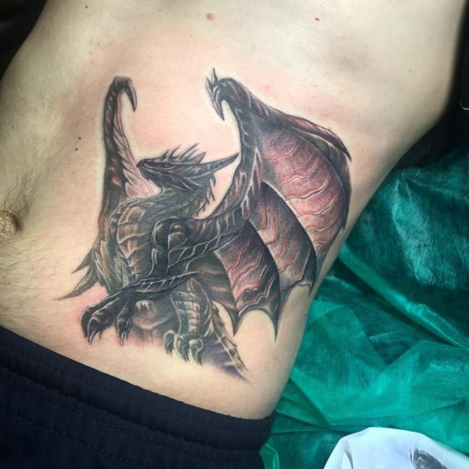tatouage de dragon