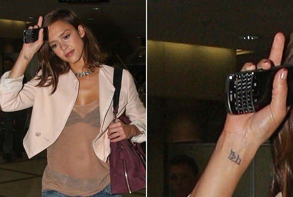 Tatouage de Jessica Alba